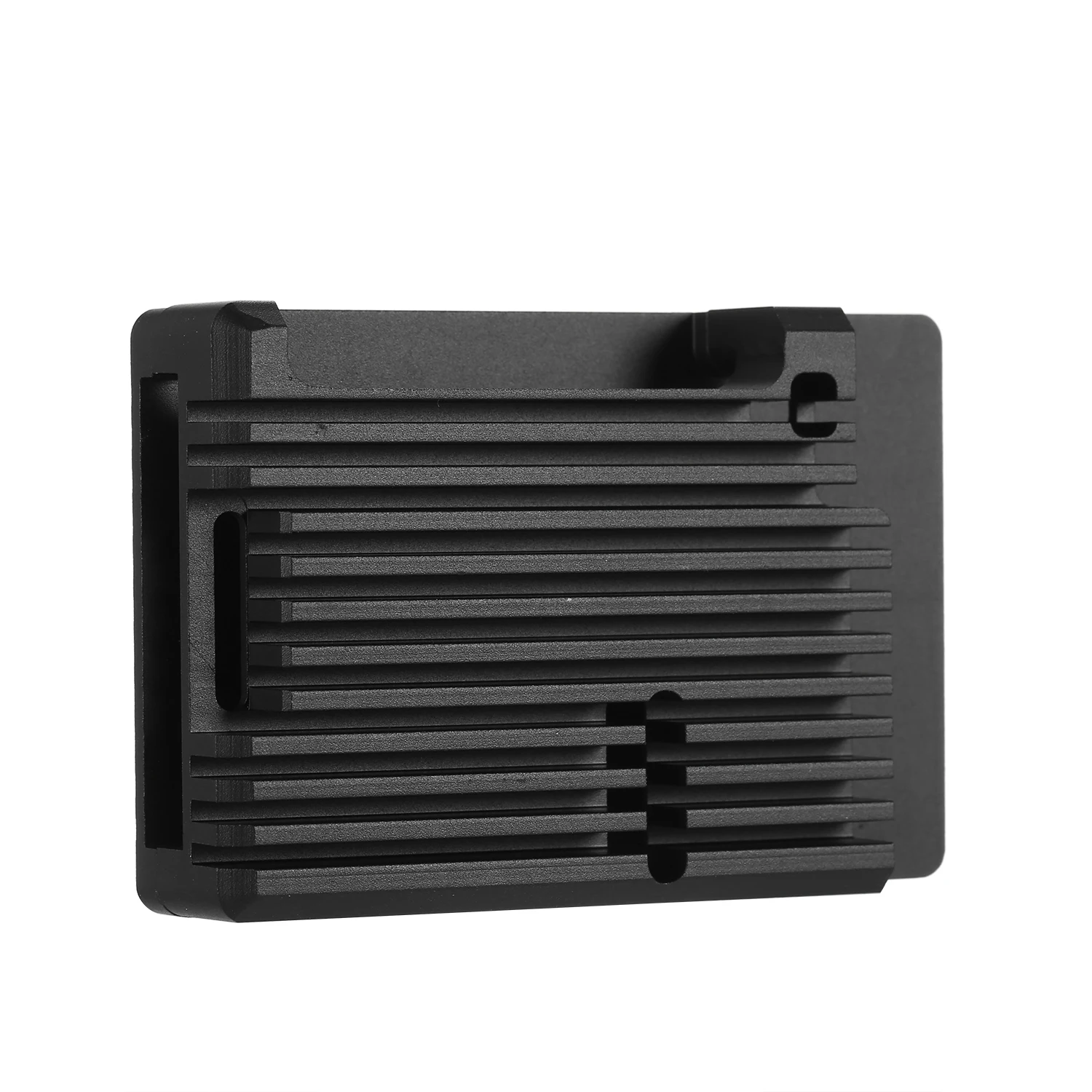 Алюминиевый сплав защитный чехол пассивный охлаждающий корпус металлический корпус рассеивание тепла для Raspberry Pi 4 Модель B - Цвет: Black