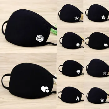 

1pc Face Mask Scarf Mascarilla Mascarar Cotton Face Mask Pm2.5 Activated Carbon Mask Washable And Reusable Lot Maska Mascarillas