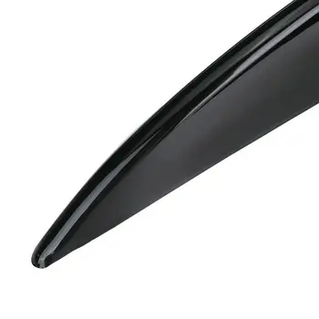 

Rear Bumper Splitter Bumper Splitter Canard Plastic Black 1 Pair Brand new