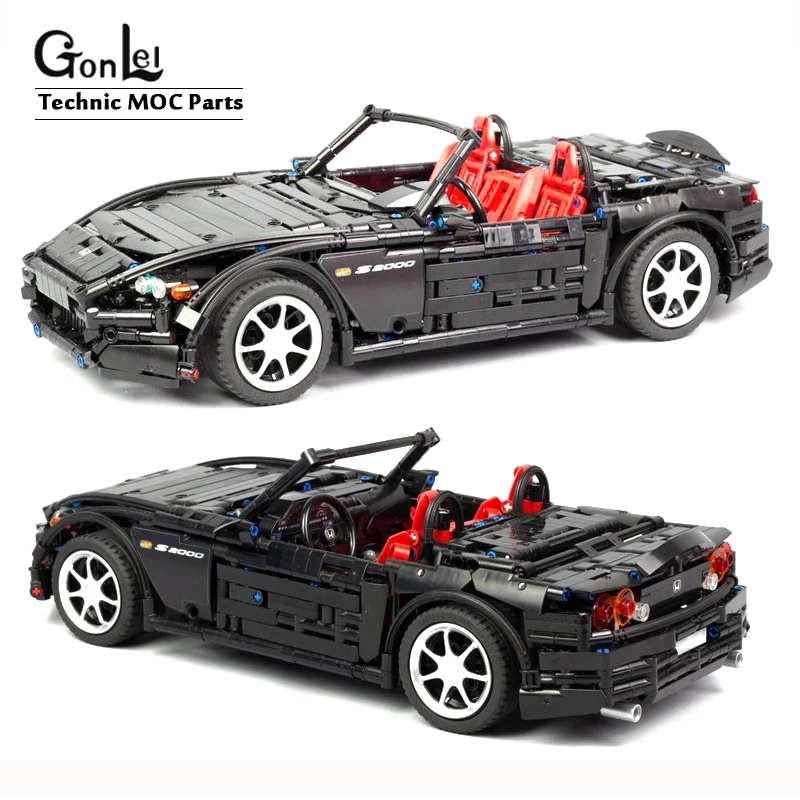 Новые поступления MOCs гоночный автомобиль Honda S2000 AP2 MOC 24500 совместимый с Technic Racing