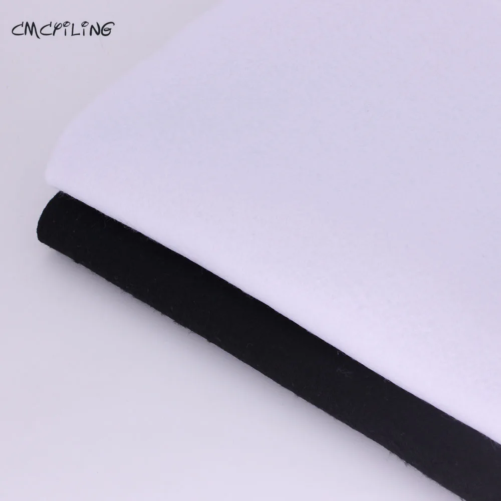 Felt Fabric Sheet Felt Craft Polyester NonWoven Felt Cloth Decoration Material For Scrapbooking Sewing Toys