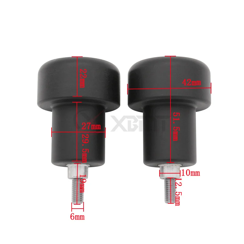 ZHFEN Crash Falling Protection Moto Pièces de Moto ZX-6R Pas de Curseur de Cadre coupé pour Kawasaki Ninja ZX6R ZX9R ZX12R ZX 6R ZX-9R ZX-12R 9R 12R Color : Black