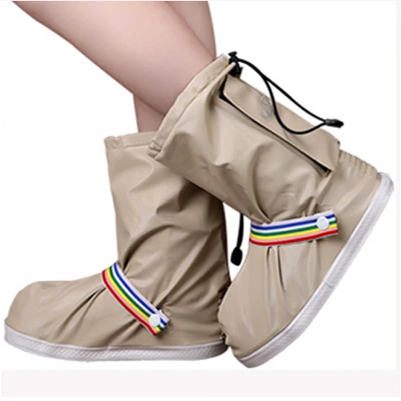 

Rain Cover Men Women Rain Shoes Cover Anti-Slip Thickened Shoe Sole Waterproof Rainwear Male Raincover Female Outdoors Unisex