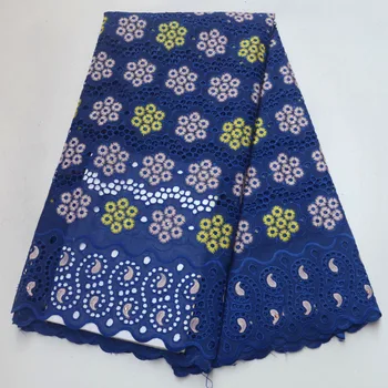 

African Cotton Lace Fabric 2019 High Quality Swiss Voile Lace In Switzerland Embroidery Swiss voile Lace Fabric 03