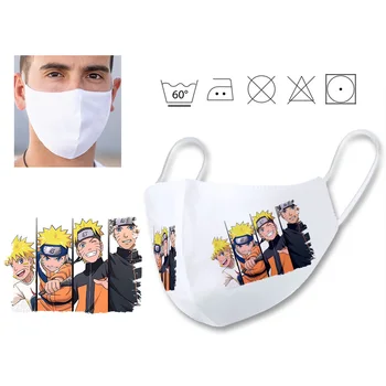 

Reusable hygienic mask NARUTO evolution double layer character
