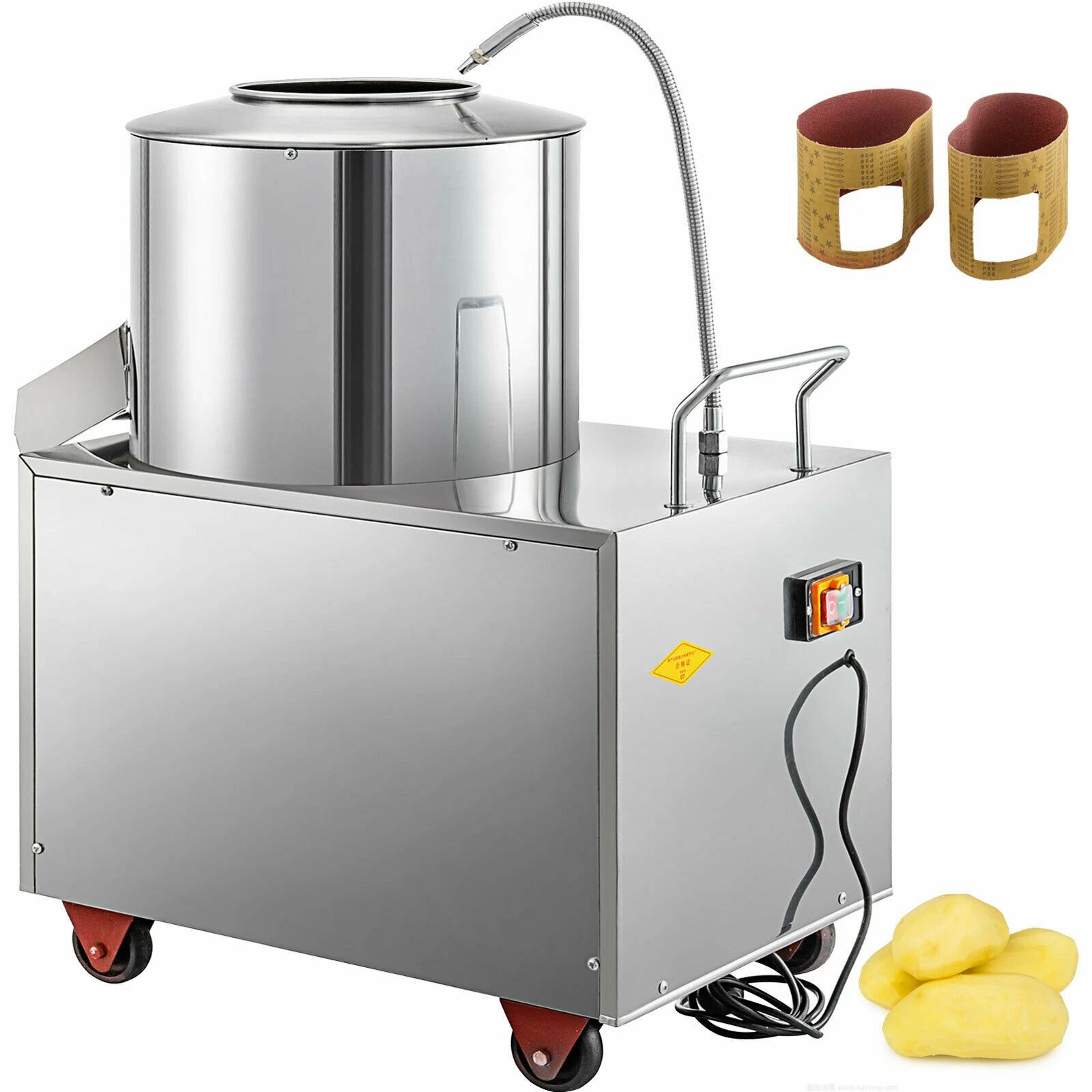 Potato Peeler Electric 1500w Potato Peeling Machine 15 20kg Commercial Automatic Peeling Machine Stainless Steel Vegetable Washer Parts Aliexpress