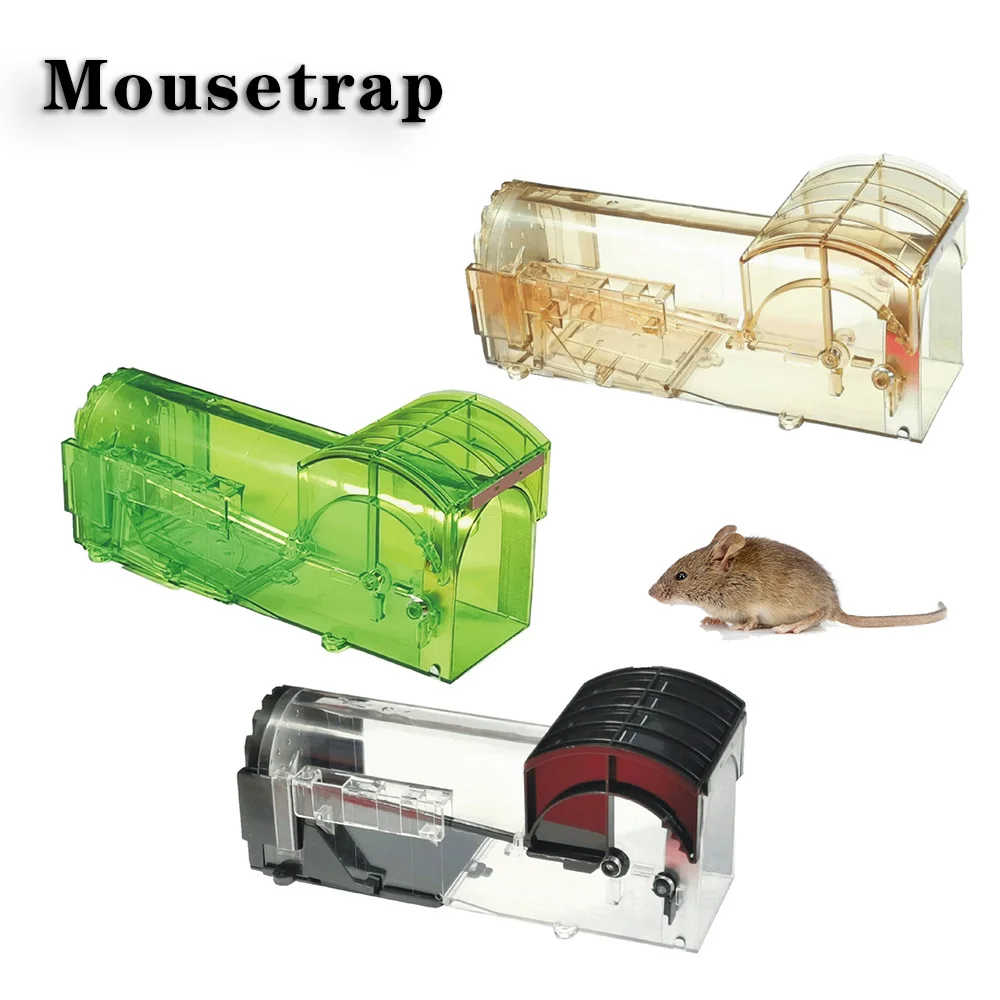 

EZ4U Transparent Reusable Mouse Trap Live Catch and Release Rodents