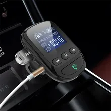 

Car Bluetooth 5.0 FM Transmitter Wireless Handsfree Audio Receiver MP3 Player USB Quick Charge 3.0 Fast Charging Car Accessories