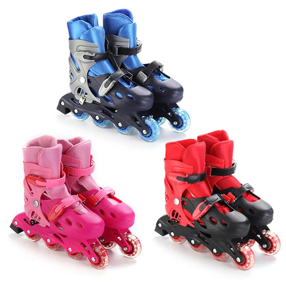 Adjustable Inline Roller Skates Universal For Beginner Adults Boys Girls THICKENED AND COMFORTABLE | Спорт и развлечения
