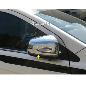

For Mitsubishi Lancer EX 2010 2011 2012 2013 Car Body Stick Rear View Rearview Side Glass Mirror Cover Trim Frame 2pcs
