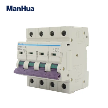 

ManHua 4P 16A MK63N C16 CB CE Certificated Overload Protection Miniature Circuit Breaker