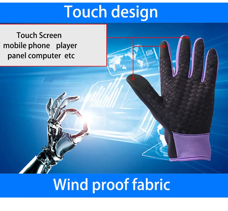 Обновленные высококачественные сенсорный экран ветрозащитный перчатки для верховой езды дышащие перчатки для верховой езды мужские и женские детские 4 цвета