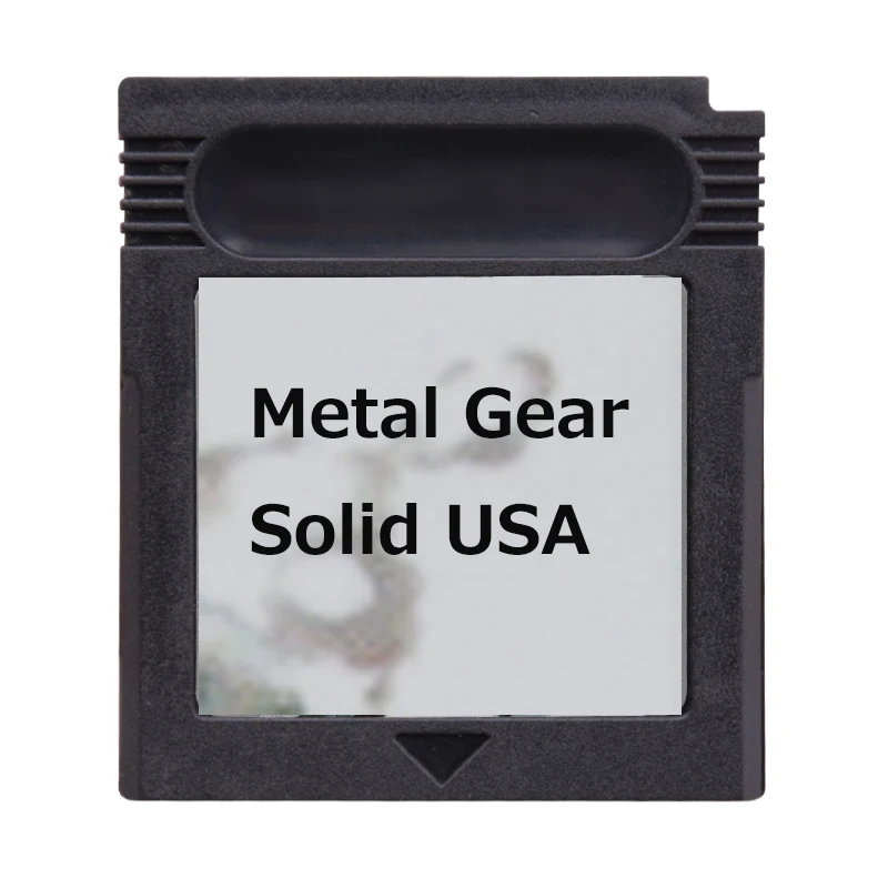 16-битный картридж для видеоигр консоль карта металлическое снаряжение