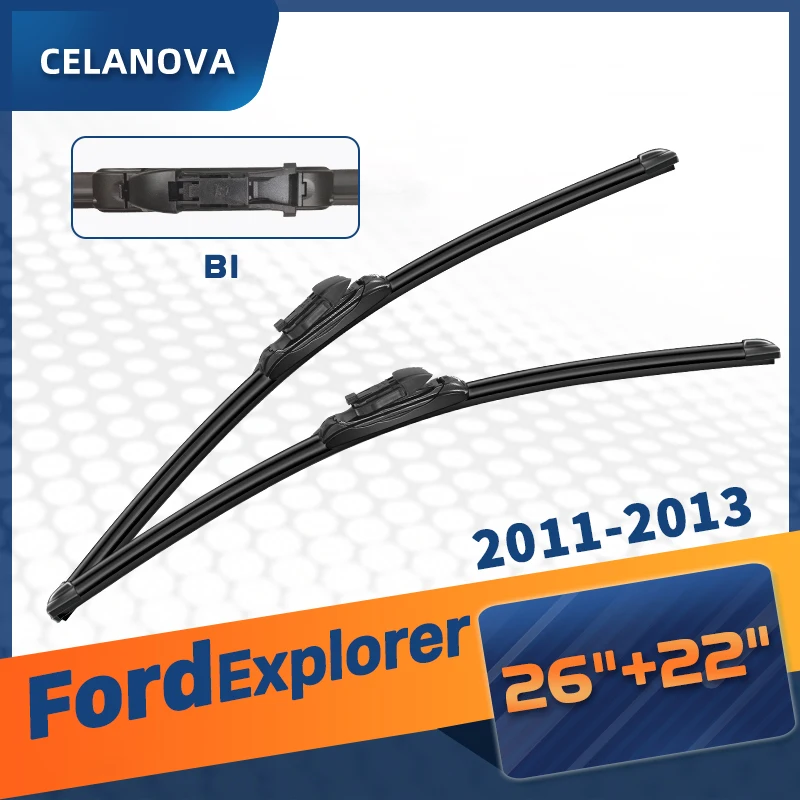 Щетка стеклоочистителя CELANOVA для Ford Explorer 2011-2013 26 дюймов + 22 дюйма бескаркасные