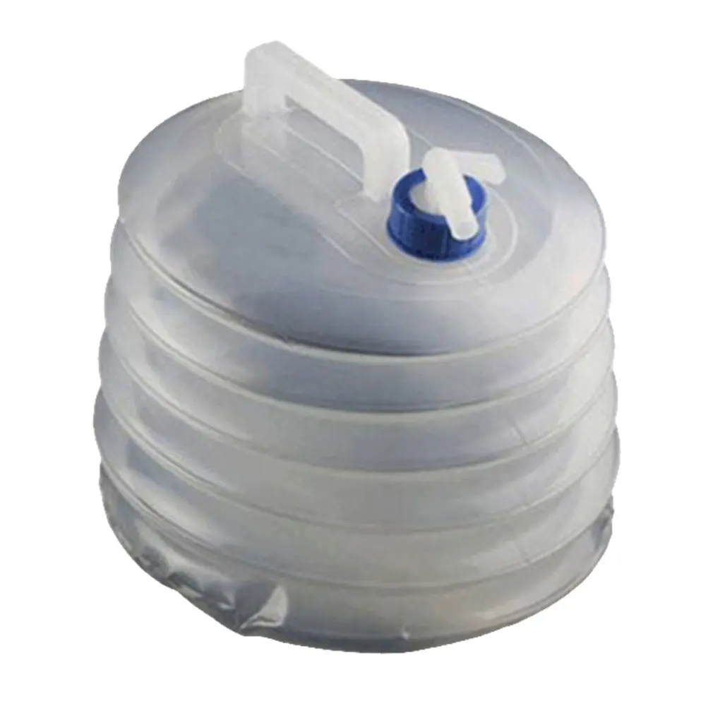 

Portable Outdoor car camping Plastic folding bucket PE compression expansion bottle kettle foldable collapsible water bucket