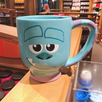 

Disney Toy Story Buzz Lightyear Ceramic Cup Cartton Sulley Drink Water Cup Mike Wazowski Mugs Children's Cup M5381