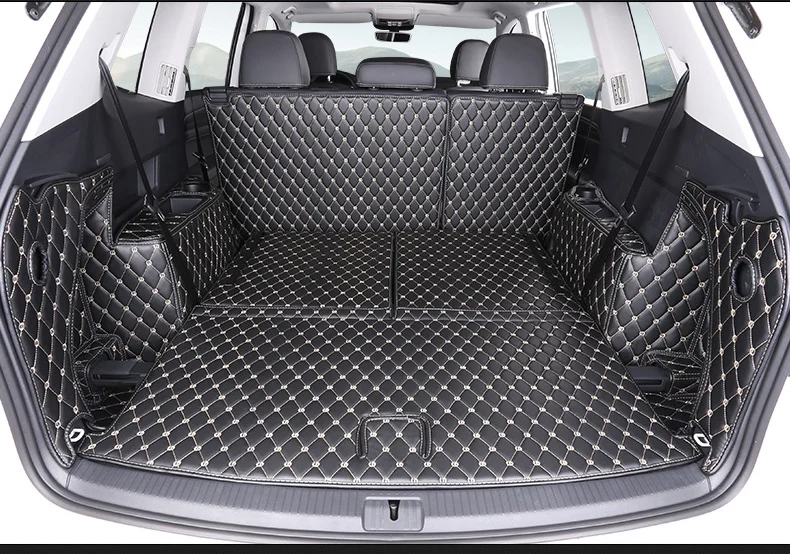 Кожаный коврик для багажника автомобиля грузовая подкладка volkswagen Atlas 2017 2018 2019 2020
