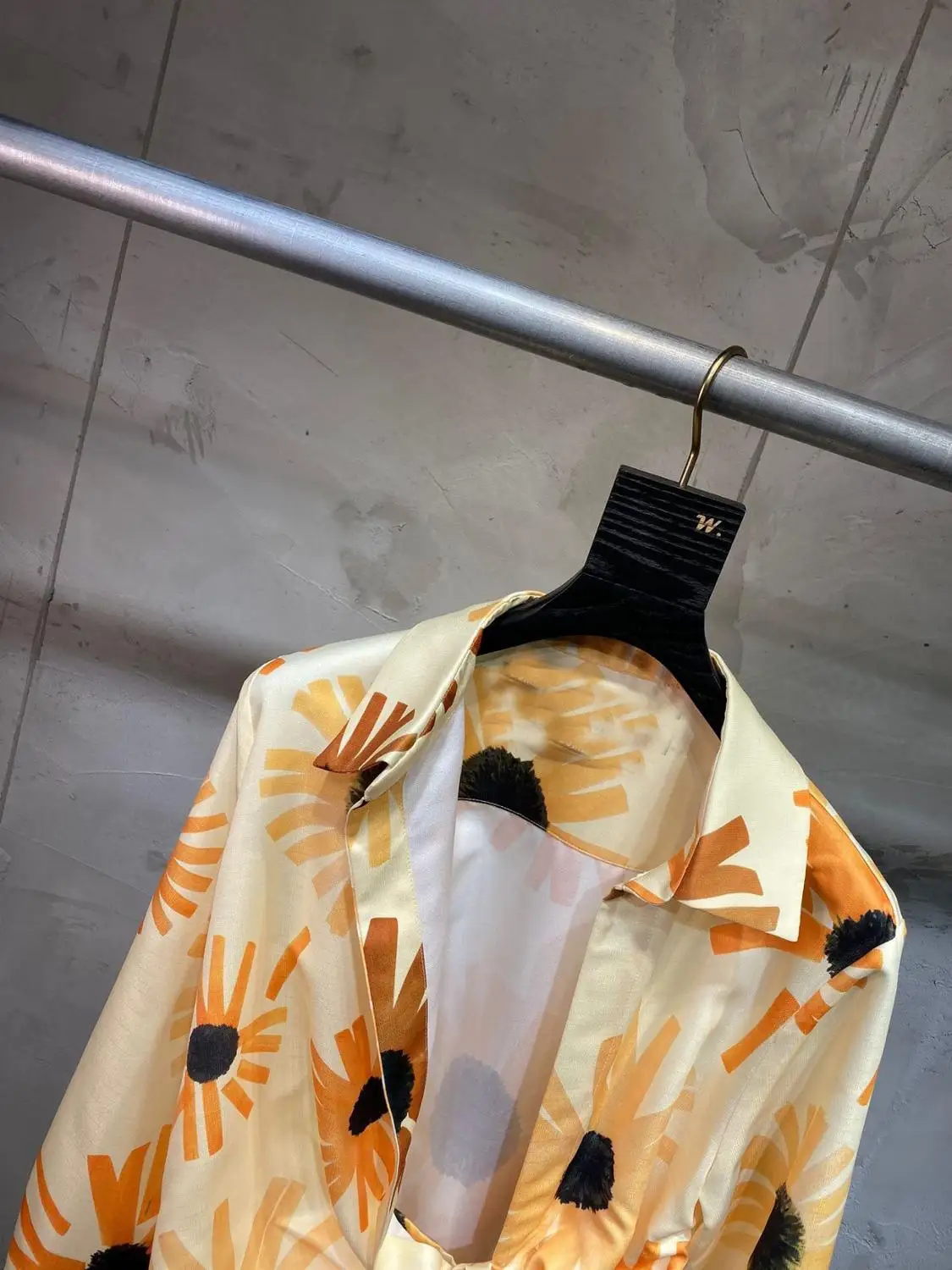 2019FW winner модная женская рубашка с цветочным принтом и v-образным вырезом, блузка, Женские повседневные топы, рубашка с длинным рукавом ddxgz2 11,22