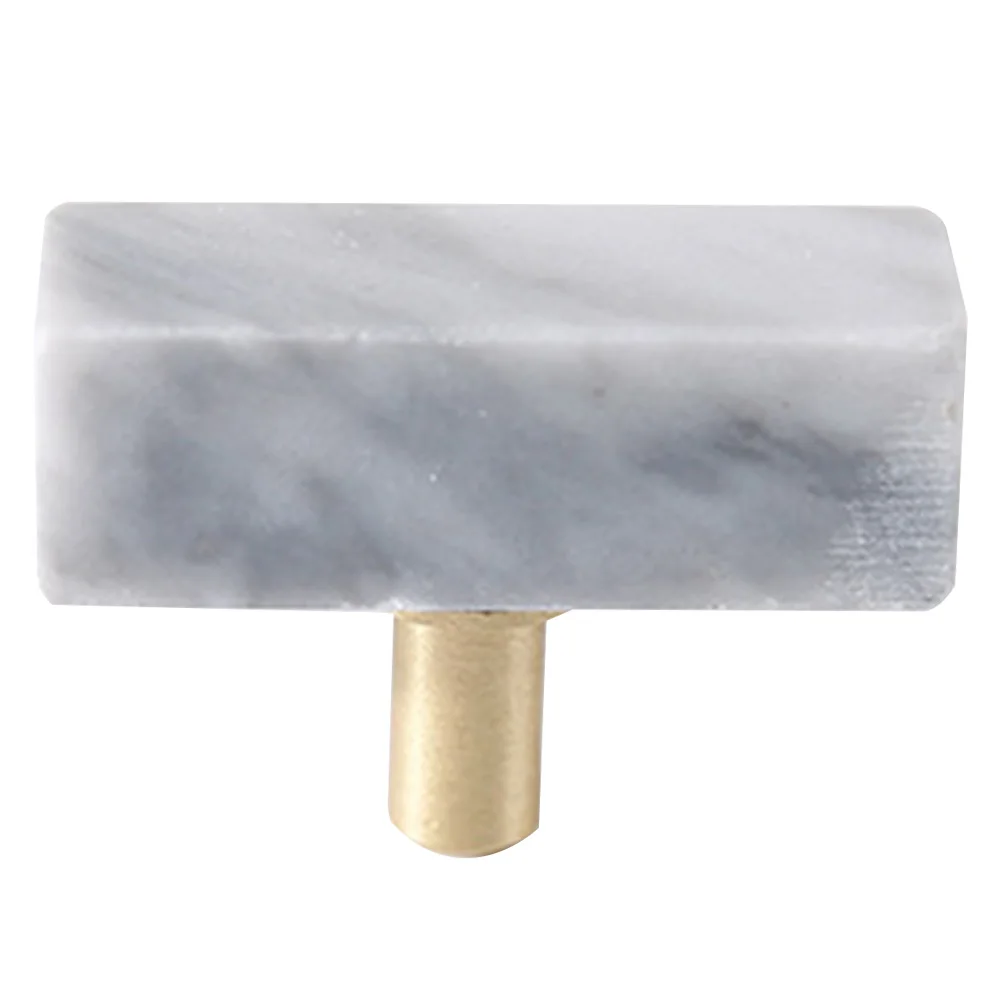 

Door Drawer Kitchen Pull Hardware Minimalism Marble Brass Cupboard Simple Furniture Handles Cabinet Knob European Wardrobe