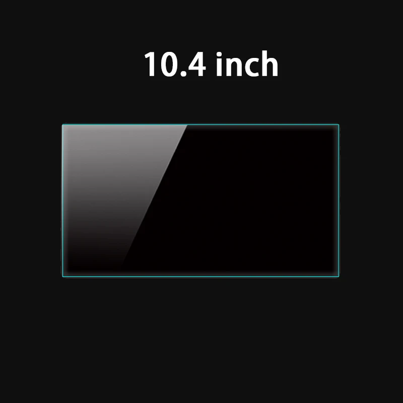 KiriNavi Авто gps навигатор Экран 9 ”10” 10,4 ”12,1” большой экран Android навигатор Закаленное стекло пленка HD защитная пленка - Название цвета: 10.4 inch