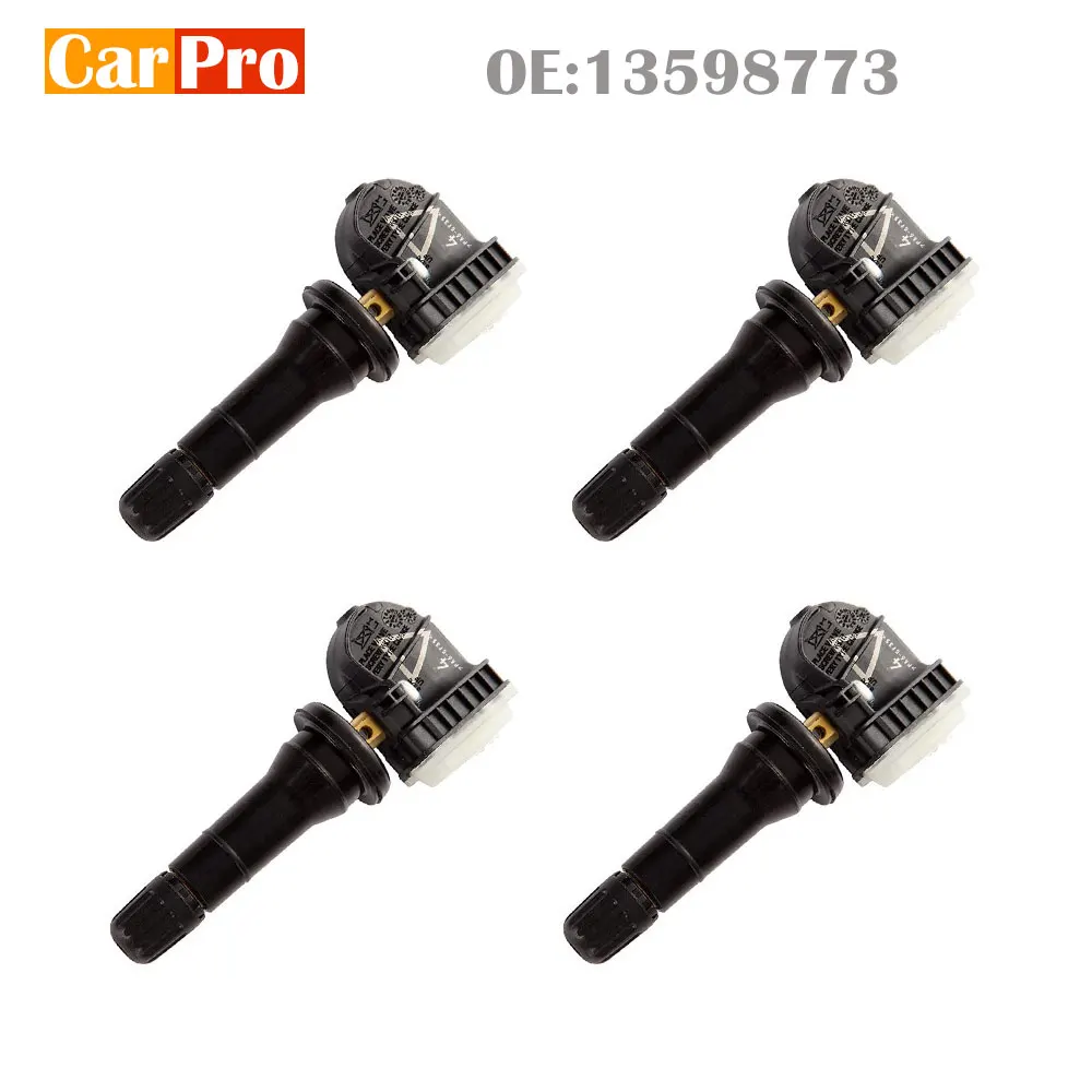 

4 Pieces Tire Pressure Sensor 13598773 TPMS for Chevrolet Aveo Malibu for Cadillac XT5 CT6 SRX for Opel Antara Bolt Karl