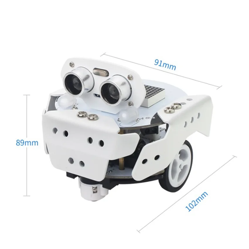 Yahboom Scratch Graphical Programming Robot Qbot Pro Education Robot Smart Car Compatible with Arduino RC car Gift