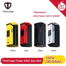 Think Vape Finder 250C 300 Вт коробка мод ThinkVape питание от тройной батареи 18650 с Evolv DNA Chipest Vape мод электронная сигарета