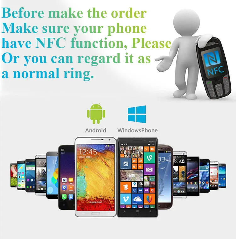 JAKCOM R3 R3F женский NFC умный металлический палец кольцо для мужчин кольцо для iPhone xiaomi zte Huawei, OPPO vivio