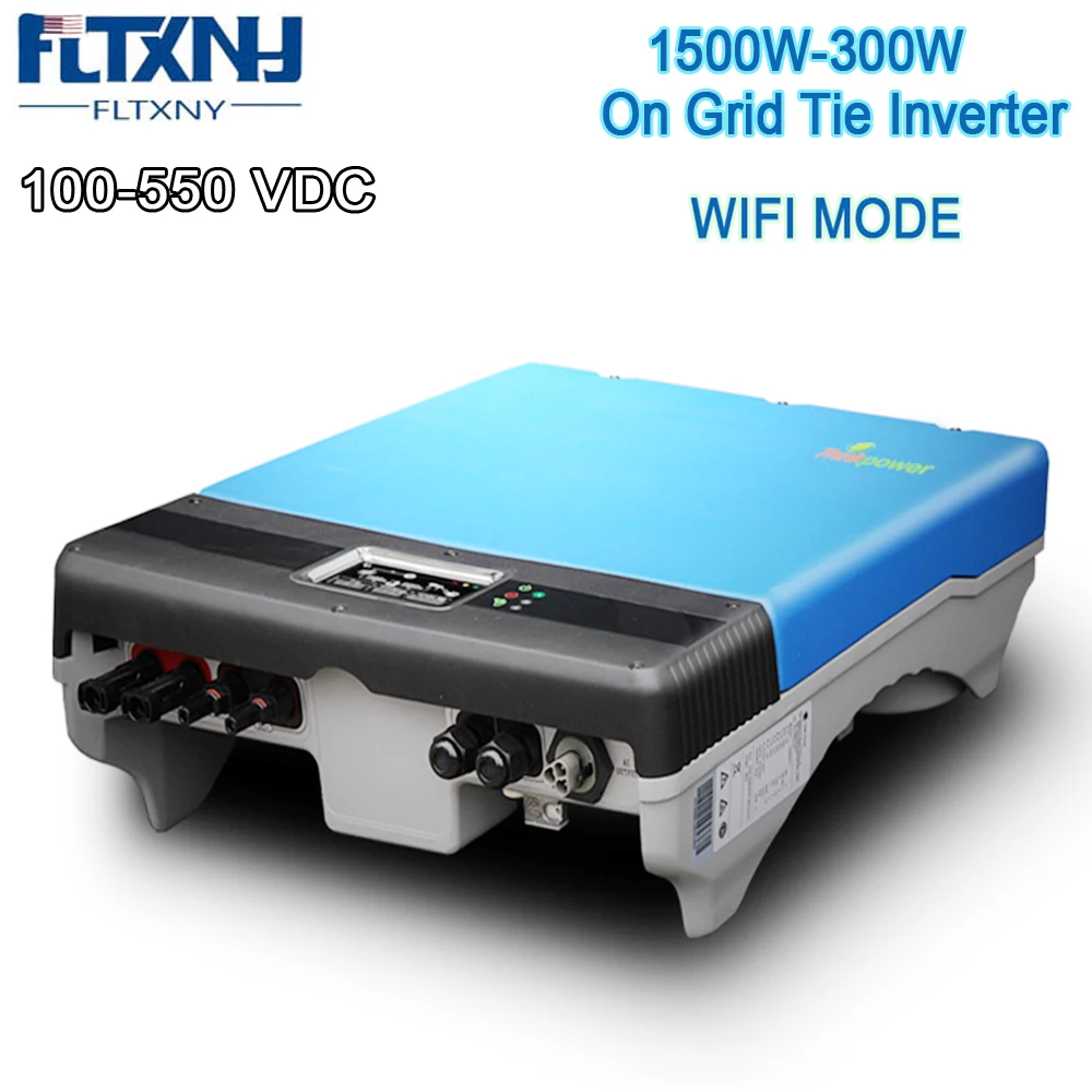 

FLYT On Grid Inverter for Solar Pannel 1500W 3000W Solar Power 120V 230V 100-550 VAC Wifi Mode 1.5KW 2.2KW 3KW Grid Tie Inverter