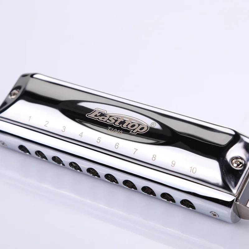Easttop Harmonica Chromatique À 10 Trous, Orgue De Bouche De Harpe