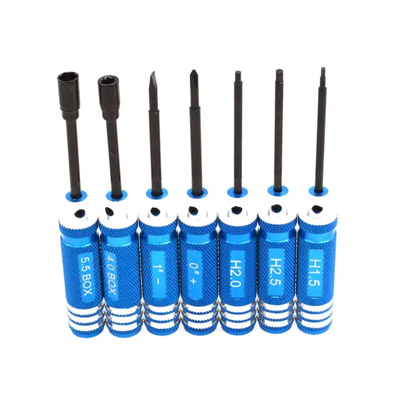 

7pcs/set DIY Hexagonal Hex Screwdriver Repair Tool for RC Helicopter Drone Aircraft Helicopter Model