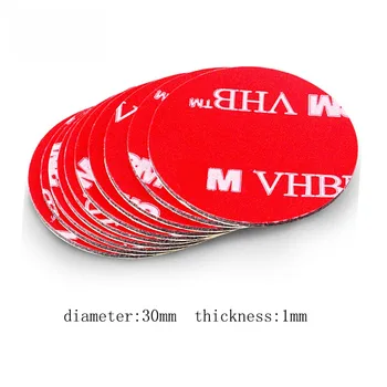

Hot 50pcs Double Sided Black Foam Tape Strong Pad Mounting Rounds Adhesive Square&Round Foam Tape