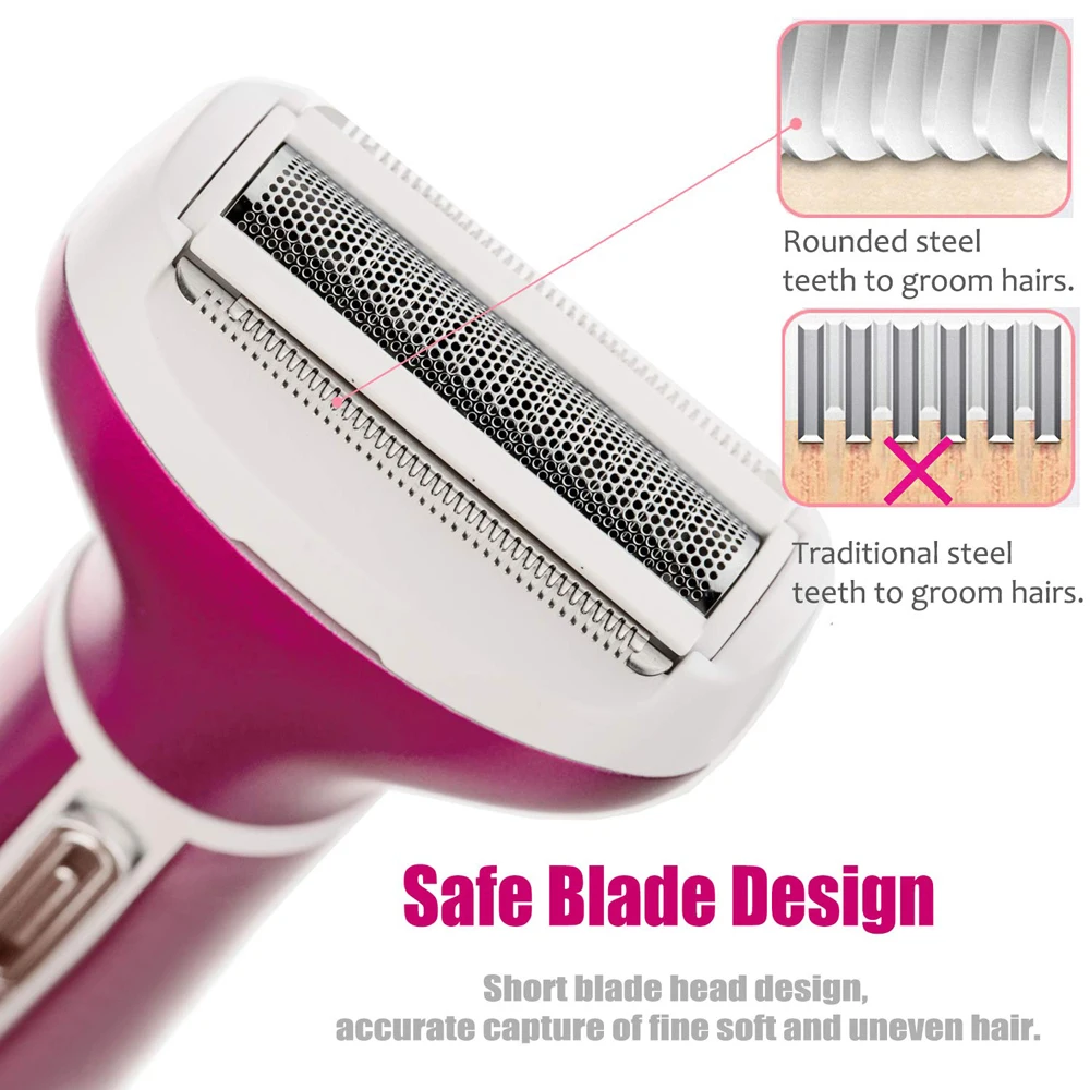 

Safe Electric Adult Shaving Rechargeable Nose and Ear Hair Removal Tool Vibrissae Trimmer Mute Handy Cleaner Cutting Machine