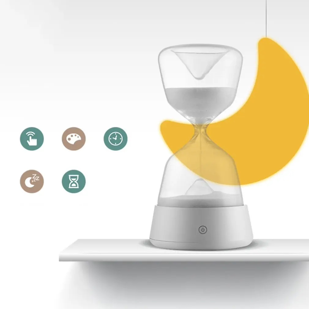 

Led Colorful Hourglass Night Light Home Decoration Lights Creative Atmosphere Lights Fashion Professional