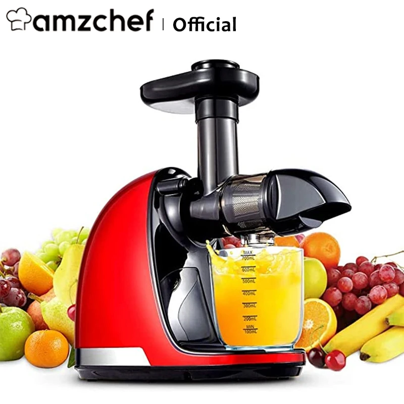 Соковыжималка Amzchef ZM1501 без бисфенола А бесшумная медленная соковыжималка с