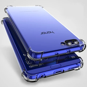 

1000PCS Shockproof Soft Case For Huawei Honor 20 Pro 20i V20 Note 10 Lite V10 9i 9 8X Max Play Clear Transparent Silicone Cover