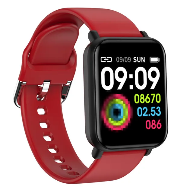 Smart Watch R16 Heart Rate Blood Pressure Bracelet Fitness Tracker Monitor Multi Sports Men Women SMS Call Color Waterproof Band 6