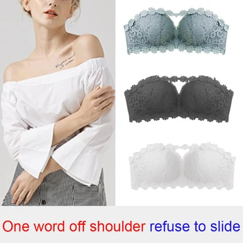 

lace sexy push up bra bralette mujer seamless wireless bras fashion thick cup Adjustment type Lingerie