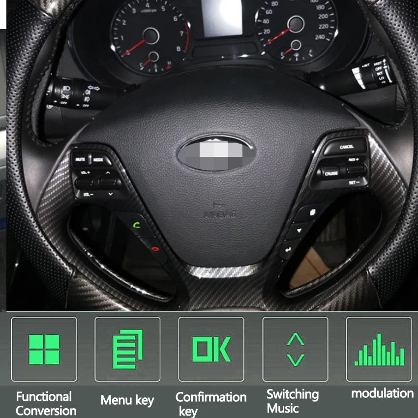 Для Kia K3 2012 2015 Многофункциональная кнопка рулевого колеса Модифицированная
