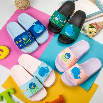 

Kids Slippers Non-Slip Whale Soft Bottom Kids Boy Girls Slipper Sandls House Slippers