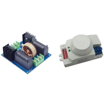 

1 Pcs ZVS Driver Board DC12-30V Power Supply Driver Board & 1 Pcs 220V/AC-240V/AC 1200W Microwave Sensor Light Switch