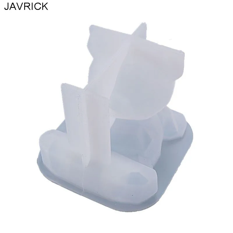 

Resin Crystal Epoxy Mold Cartoon 3D Bear Phone Holder Casting Silicone Mould DIY Crafts Ornaments Making Tool