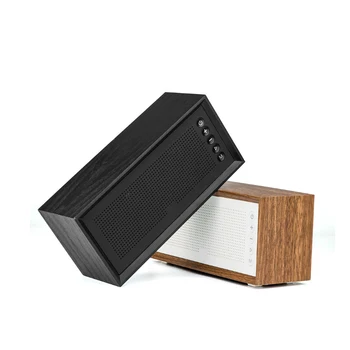 

V2 Wooden Retro Bluetooth Speaker Wireless Desktop Bluetooth Speaker high quality speaker 32GB hot sale