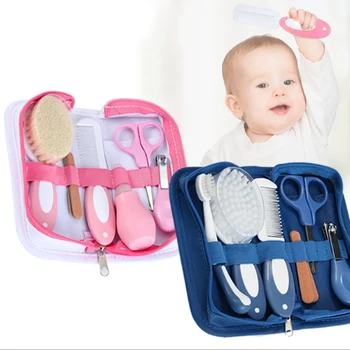 

1set Multifunction Newborn Baby Kids Nail Hair Health Care Thermometer Grooming Brush Kit Baby Care Healthcare Accessories