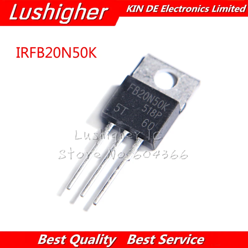 10pcs IRFB20N50K TO220 FB20N50K TO 220 IRFB20N50 20N50|Integrated ...