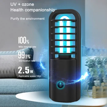 

UV Disinfection Lamp Vehicle-mounted Ozone Ultraviolet Sterilization Lamp 2.5W Home emoval Indoor Mite Sterilization Lamp