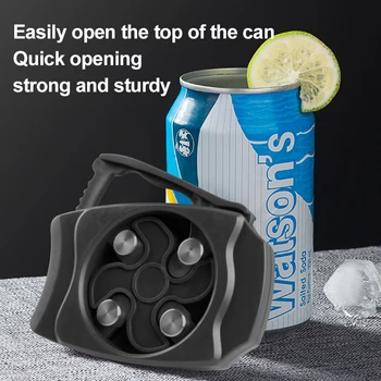 

Go Swing Topless Can Opener Universal Manual Beverage Beer Opener Smooth Portable Bar Kitchen Safe Drinking Cut Can Opener