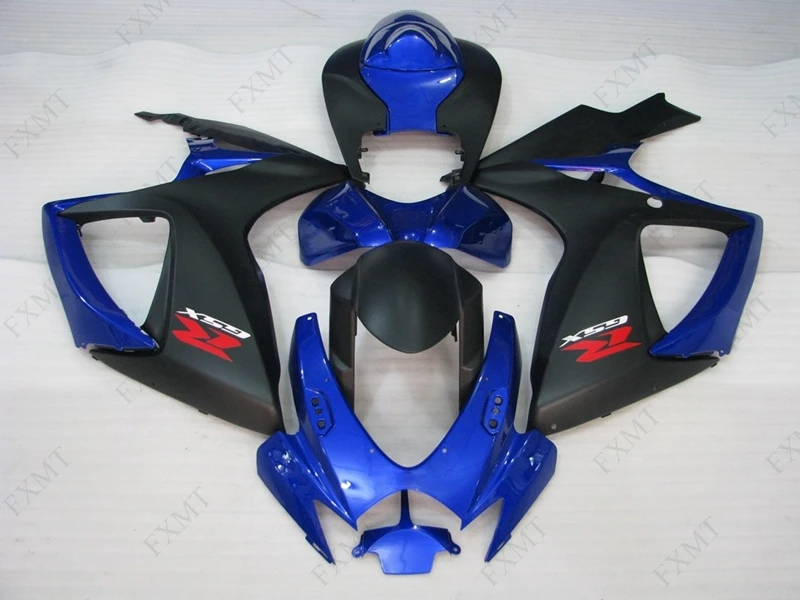 GSXR 750 2006 Обтекатели GSX-R600 2007 тела Наборы GSX R 600 - K6 обтекатели цвет: синий матовый