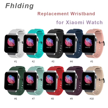 

Replacement Strap for Xiaomi Smart Mi Watch Bracelet for Xiaomi Smart Watch Global Version Silicone wrist strap