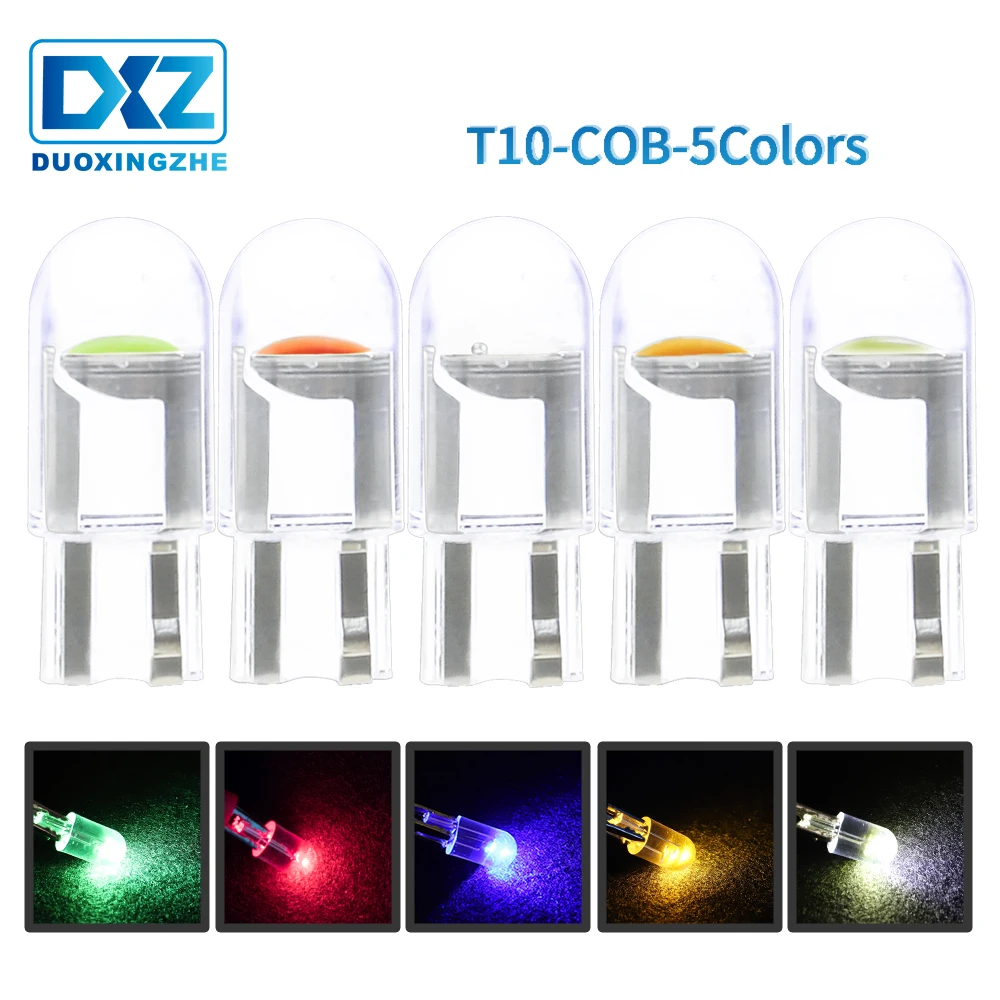 

DXZ Car T10 Led Canbus 6000K White T10 w5w Led Bulbs DRL Turn Parking Width Interior Dome Light Reading Lamp 12V Car Styling
